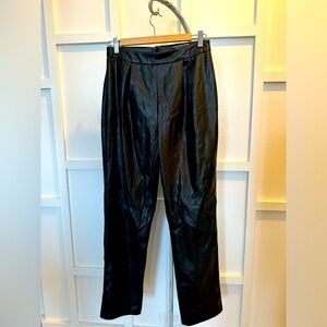Blue Blush Black Faux Leather Pant Sz. M